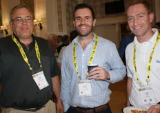 Andy Connell, logistics consultant, Daniel Porteous of Bridge Shipping and Riaan Ellis of Unifrutti.